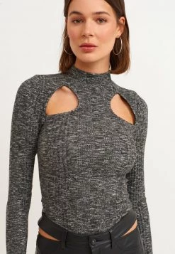 OXXO Donna MIT CUT OUT DETAILS - Maglione - Black -Negozio al dettaglio Oxxo 709bb11030384d758042e3007092be9f