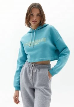 OXXO Donna Felpa Con Cappuccio - Coastal Shade