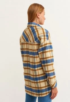 OXXO Donna Giacca Leggera - Cerulean Check -Negozio al dettaglio Oxxo 710d3dc45be840b3b221254e1d80291f