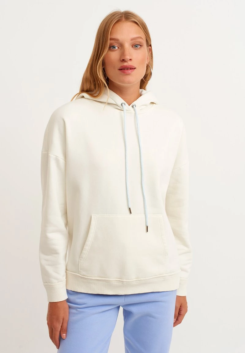 OXXO Donna Felpa Con Cappuccio - Ice Milk 3 OXXO Donna Felpa Con Cappuccio - Ice Milk