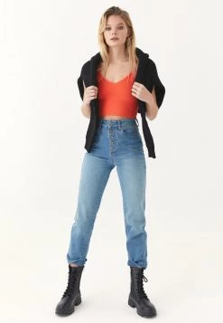 OXXO Donna SCHMALEN TRÄGERN - Top - Mandarin Red -Negozio al dettaglio Oxxo 73a36a6b377944a18069a329d11c7023