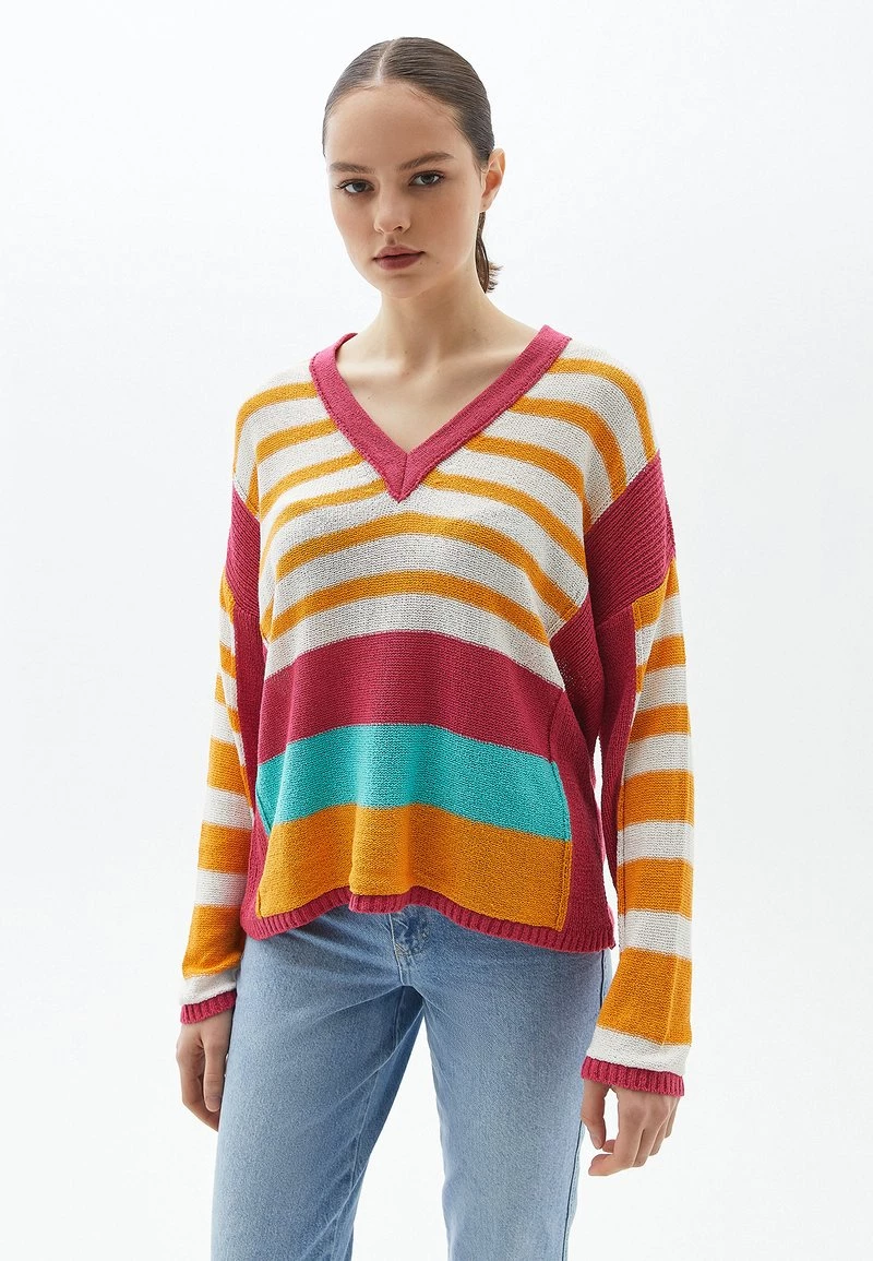 OXXO Donna MIT STREIFEN - Maglione - Multi Coloured 6 OXXO Donna MIT STREIFEN - Maglione - Multi Coloured - immagine 4