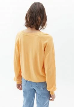 OXXO Donna DÜNNER MIT ENGEN ARMELBÜNDCHEN - Maglione - Buff Orange -Negozio al dettaglio Oxxo 7426c838962d4ec2aac18e52c2081372