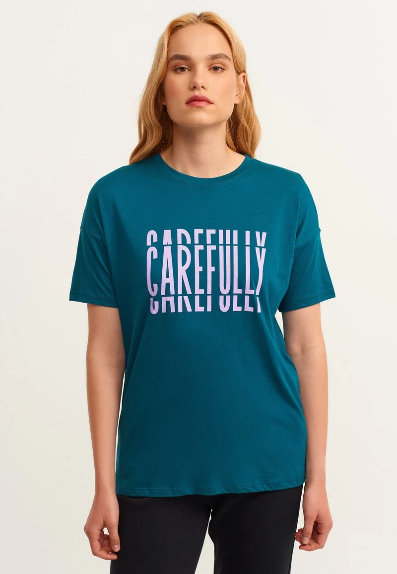 OXXO Donna T-shirt Con Stampa - Rock Oil 3 OXXO Donna T-shirt Con Stampa - Rock Oil