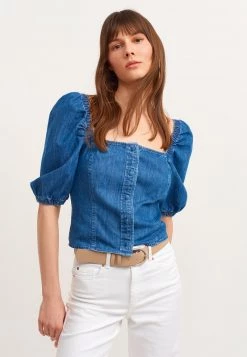 OXXO Donna Camicia - Mid Denim