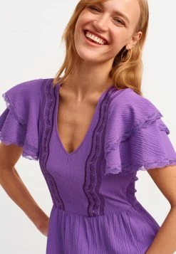 OXXO Donna Vestito Lungo - Purple -Negozio al dettaglio Oxxo 7772f36a76bf418abe26cfbce57bb599