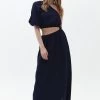 OXXO Donna MIT EINSEITIG FREIER SCHULTER - Vestito Lungo - Midnight