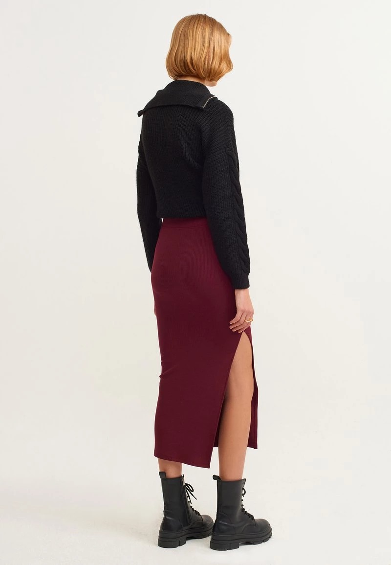 OXXO Donna MIT SEITLICHEM SCHLITZ - Gonna A Tubino - Red 5 OXXO Donna MIT SEITLICHEM SCHLITZ - Gonna A Tubino - Red - immagine 3