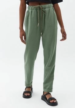 OXXO Donna MIT WEITER BEINFORM - Pantaloni - Hedge Green