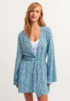 OXXO Donna MIT BINDEGÜRTEL - Giacca Leggera - Feather Comb