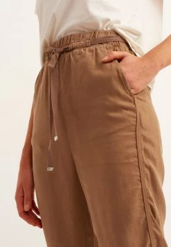 OXXO Donna MIT BINDEDETAIL - Pantaloni Sportivi - Brown -Negozio al dettaglio Oxxo 815f99d7368d4aaf93e979d4529c5844