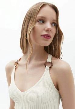 OXXO Donna SCHNALLEN DETAILS - Top - Beige -Negozio al dettaglio Oxxo 8174e9e869c442e58fe3a9e7700d5bbb