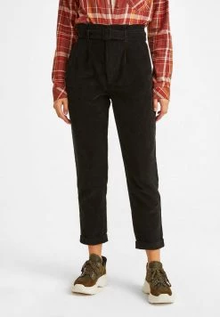 OXXO Donna MIT HOHER TAILLENFORM - Pantaloni - Black