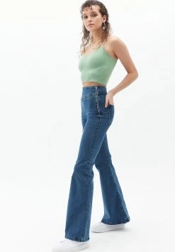 OXXO Donna MIT SEITLICHEM - Jeans A Zampa - Mid Denim -Negozio al dettaglio Oxxo 8221ee073d0d4520bef736d1c5dcea34