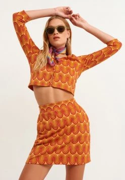 OXXO Donna Cardigan - Ethnic Print -Negozio al dettaglio Oxxo 83ca99fd91854bd58f4c57b92df4aea5