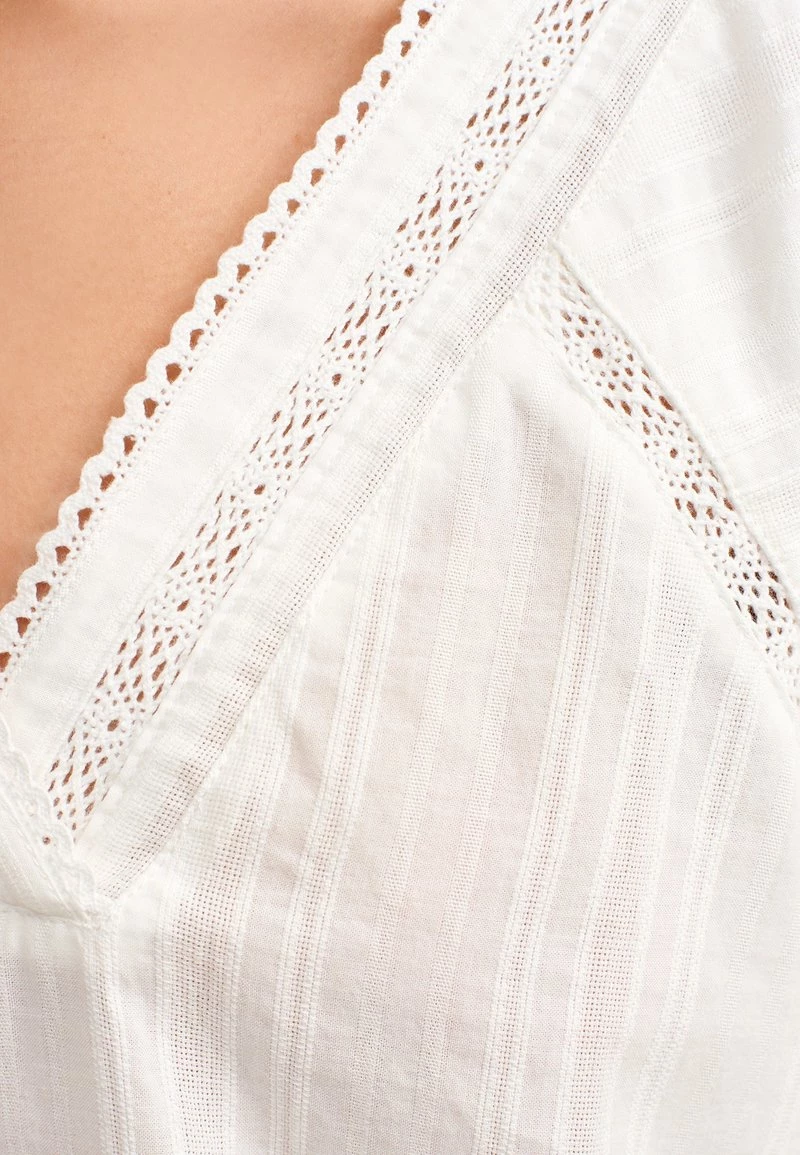 OXXO Donna MIT MODISCHEN SPITZEN DETAILS - Camicetta - Weiß 6 OXXO Donna MIT MODISCHEN SPITZEN DETAILS - Camicetta - Weiß - immagine 4