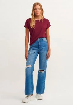 OXXO Donna T-shirt Basic - Eggplant -Negozio al dettaglio Oxxo 886d782360bc40eb99896da58f903bb0