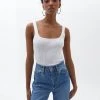 OXXO Donna MIT ECKIGEM AUSSCHNITT - Top - White -Negozio al dettaglio Oxxo 88c9da356a9b43088dde38730ea8cf1f