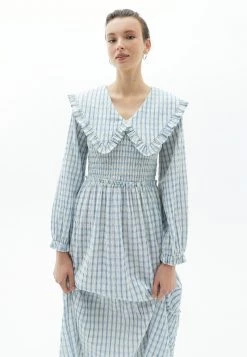 OXXO Donna KARIERTES MIT VOLANT DETAILS - Vestito Lungo - Mix Comb -Negozio al dettaglio Oxxo 88eccdb2885d4f5898000e80b81d0bc3