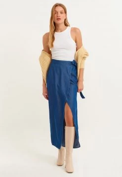 OXXO Donna MIT STYLISCHER OPTIK - Gonna A Portafoglio - Dark Denim 9 OXXO Donna MIT STYLISCHER OPTIK - Gonna A Portafoglio - Dark Denim -Negozio al dettaglio Oxxo 89285934b7124090a0651c65d645c708