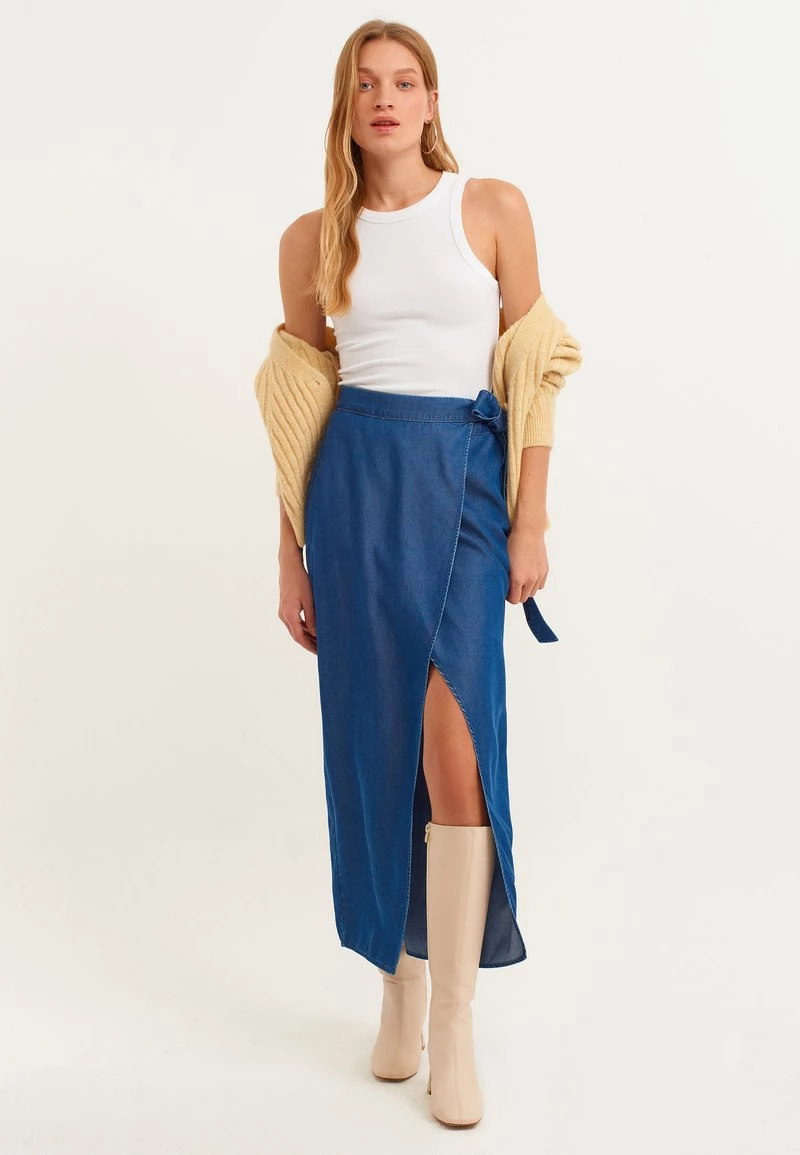 OXXO Donna MIT STYLISCHER OPTIK - Gonna A Portafoglio - Dark Denim 6 OXXO Donna MIT STYLISCHER OPTIK - Gonna A Portafoglio - Dark Denim - immagine 4