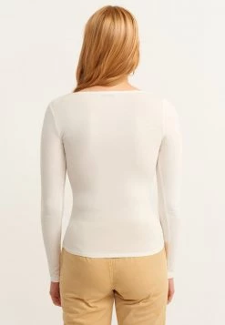 OXXO Donna MIT WEITEM AUSSCHNITT - Maglietta A Manica Lunga - Ice Milk -Negozio al dettaglio Oxxo 895148f77acd42eb947ce98d5b6adbaf