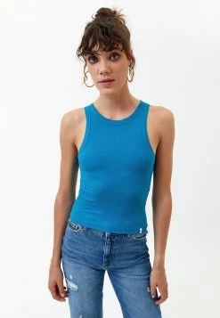 OXXO Donna ELASTISCHES MIT FEINER RIPPENSTRUKTUR - Top - Solar Power