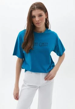 OXXO Donna T-shirt Con Stampa - Tahitian Tide