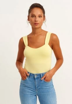 OXXO Donna BREITER TRÄGERFORM - Top - Wicker