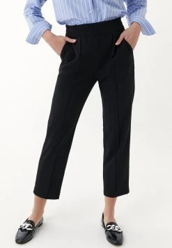 OXXO Donna MIT ELASTISCHEM BUND - Pantaloni - Black