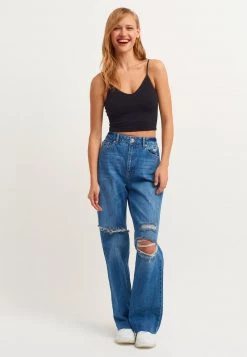 OXXO Donna SCHMALEN TRÄGERN - Top - Black -Negozio al dettaglio Oxxo 8e7eca4c727546689b093b11963cabc7