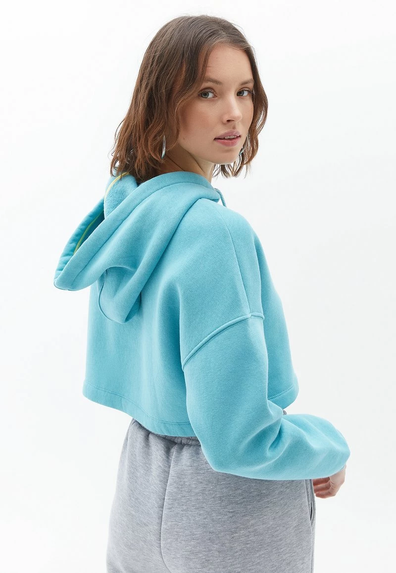 OXXO Donna Felpa Con Cappuccio - Coastal Shade 5 OXXO Donna Felpa Con Cappuccio - Coastal Shade - immagine 3