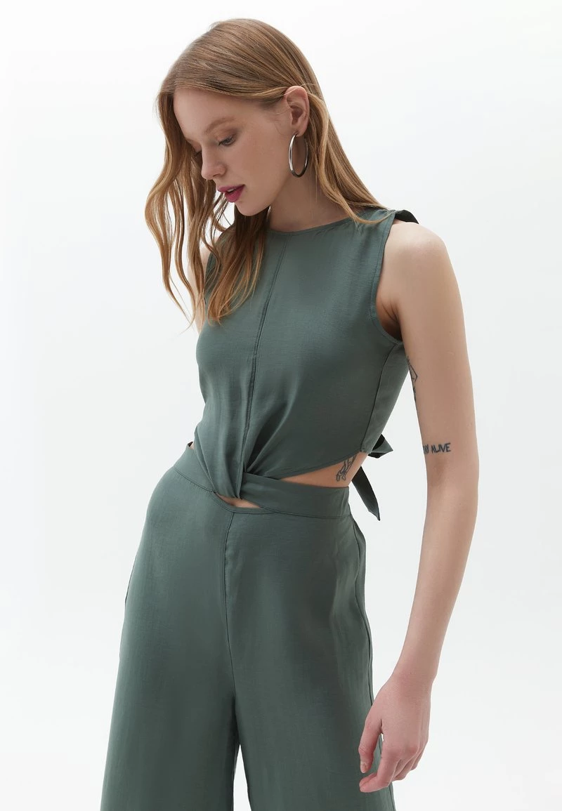 OXXO Donna Tuta Jumpsuit - Duck Green 6 OXXO Donna Tuta Jumpsuit - Duck Green - immagine 4