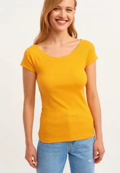 OXXO Donna T-shirt Basic - Ocher