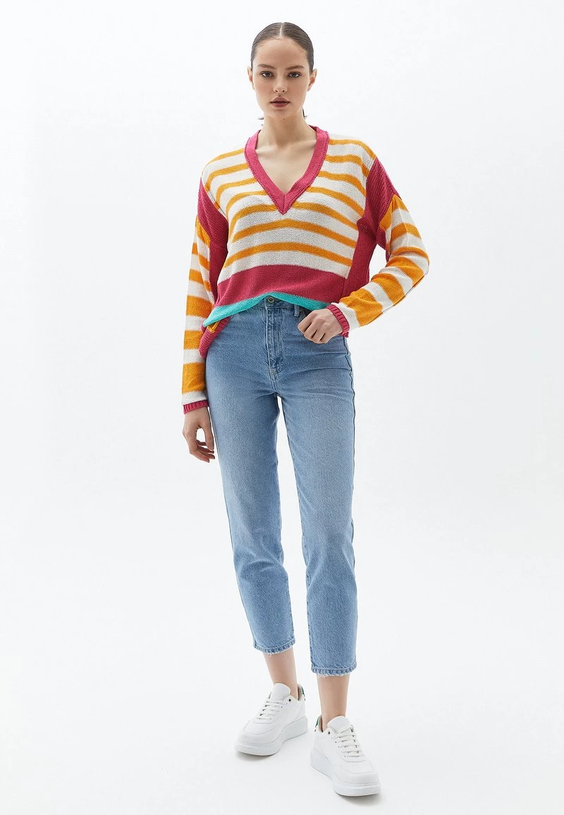 OXXO Donna MIT STREIFEN - Maglione - Multi Coloured 4 OXXO Donna MIT STREIFEN - Maglione - Multi Coloured - immagine 2