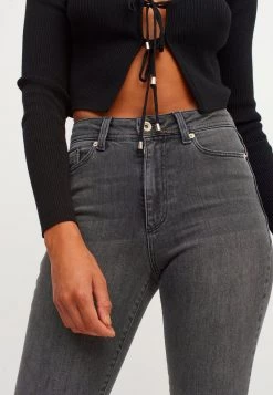 OXXO Donna Jeans Skinny Fit - Black Denim -Negozio al dettaglio Oxxo 94838366d87b459b94ffb7b9cda5bbf4