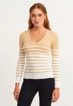 OXXO Donna MIT MODISCHEN STREIFEN - Maglione - Bitto Stripe