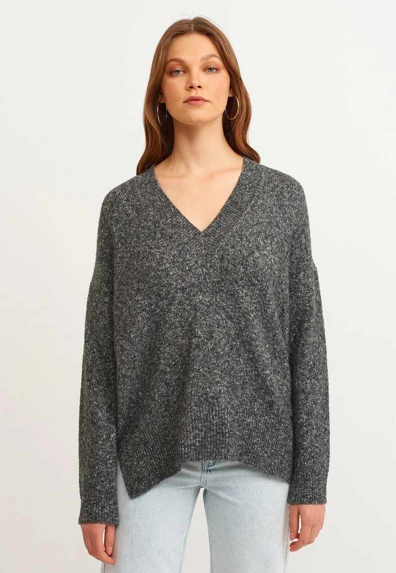 OXXO Donna Maglione - Black Melange 3 OXXO Donna Maglione - Black Melange