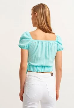 OXXO Donna MIT BINDE OPTIK - Camicetta - Tiffany -Negozio al dettaglio Oxxo 957cf4e7998542c2a17ef2c72d1acb65