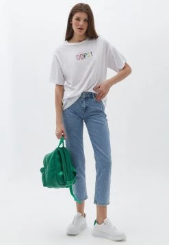 OXXO Donna T-shirt Con Stampa - White -Negozio al dettaglio Oxxo 97055e2667644fa5800eb4f1878062a1