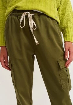 OXXO Donna MIT BINDEDETAIL - Pantaloni Cargo - Antik Naja -Negozio al dettaglio Oxxo 97e921d375ee4a7698c37d5c57a6bc6b