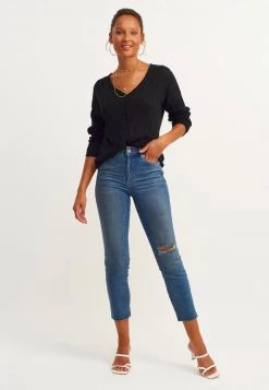 OXXO Donna Jeans Slim Fit - Tint Denim 7 OXXO Donna Jeans Slim Fit - Tint Denim -Negozio al dettaglio Oxxo 9844fceadb7b41acbfecf90dd3abaa01