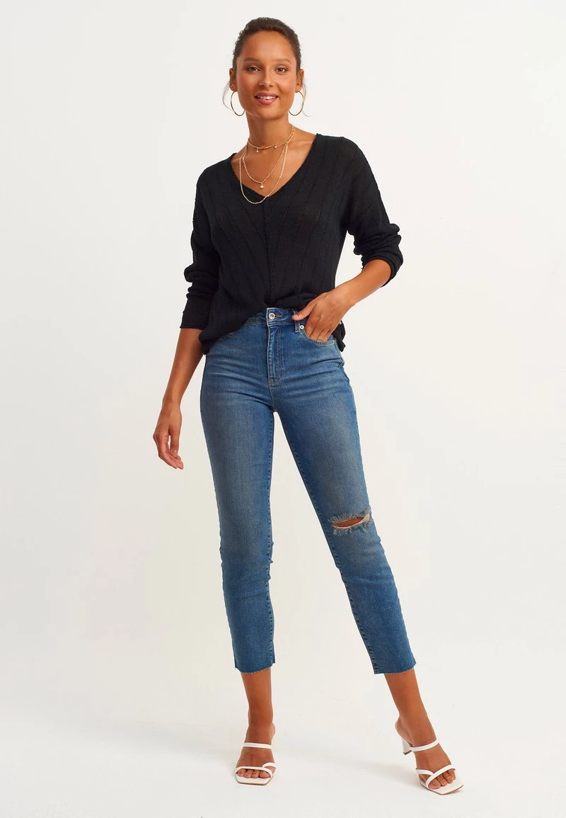 OXXO Donna Jeans Slim Fit - Tint Denim 4 OXXO Donna Jeans Slim Fit - Tint Denim - immagine 2