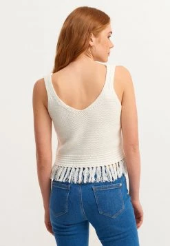OXXO Donna MIT HÄKEL OPTIK - Top - Ice Milk -Negozio al dettaglio Oxxo 995d63c873904f919b89dea2ac0b8d89