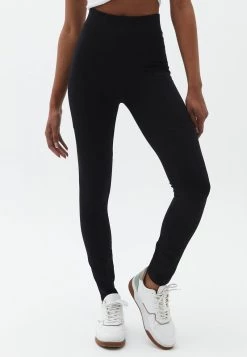 OXXO Donna MIT HOHER TAILLENFORM - Leggings - Black