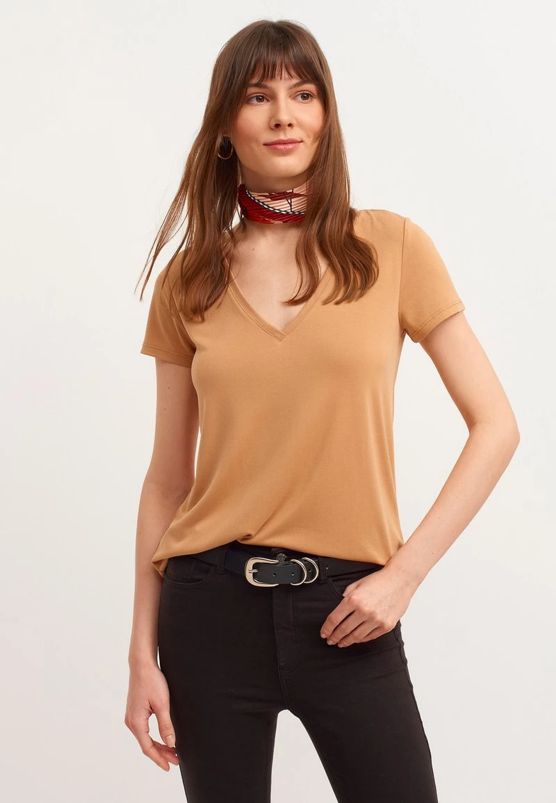 OXXO Donna T-shirt Basic - Ice Mocha 3 OXXO Donna T-shirt Basic - Ice Mocha
