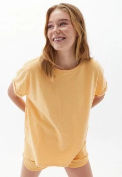 OXXO Donna MIT UMGESCHLAGENEN ARMELN - T-shirt Basic - Buff Orange -Negozio al dettaglio Oxxo 9a30c24ad6b7431c82cf37bb01c4e0ef