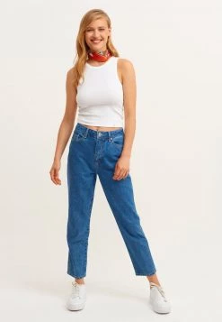 OXXO Donna Jeans Tapered Fit - Mid Denim -Negozio al dettaglio Oxxo 9a511a613ed54ac5b7d9a0a1f61a945c