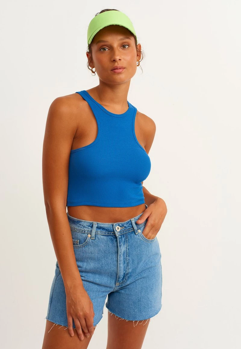 OXXO Donna MIT ENGEM TRAGEKOMFORT - Top - Cobalt 3 OXXO Donna MIT ENGEM TRAGEKOMFORT - Top - Cobalt