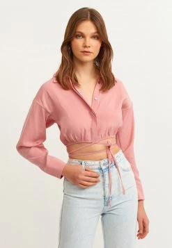 OXXO Donna MIT BINDEDETAILS - Camicia - Rosette